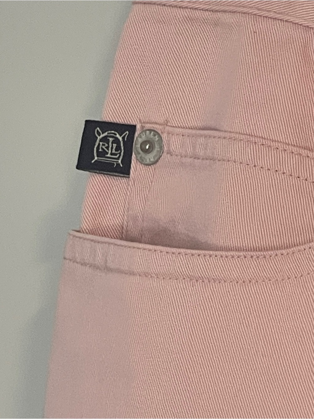 Lauren Ralph Lauren Pastel Pink Cropped Pants - Picture 5 of 8